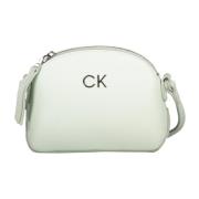 Groene Crossbody Tas met Ritssluiting Calvin Klein , Green , Dames