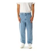 Relaxed Straight Fit Werkbroek Carhartt Wip , Blue , Heren