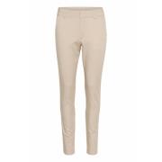 Grijze Lange Broek Kaffe , Beige , Dames