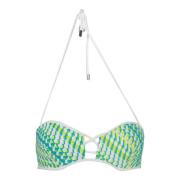 Groene Bikini Top met Halternek Karl Lagerfeld , Multicolor , Dames