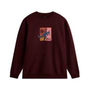 Crewneck Sweatshirt Vans , Brown , Heren