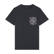 Bloemenprint zak T-shirt Lyle & Scott , Gray , Heren