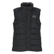 Gewatteerde Zwarte Husky Jas Canada Goose , Black , Dames