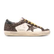 Glitter Star Sneakers Wit Golden Goose , White , Dames