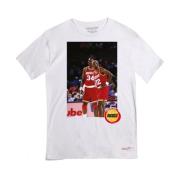 Houston Rockets Player Photo Tee Mitchell & Ness , White , Heren