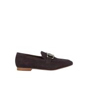 Metalen Stijgbeugel Loafer Alma EN Pena , Brown , Dames