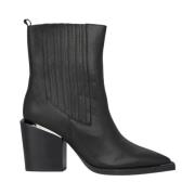 Block Heel Enkellaars Alma EN Pena , Black , Dames