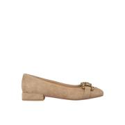 Platte Ballerina met Stijgbeugel Alma EN Pena , Brown , Dames