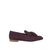 Tassel Loafer Platte Schoen Alma EN Pena , Purple , Dames