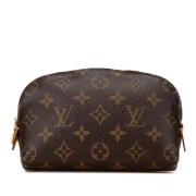 Pre-owned Canvas louis-vuitton-bags Louis Vuitton Vintage , Brown , Da...