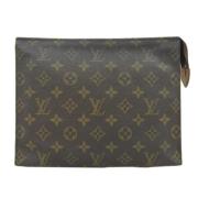 Pre-owned Canvas louis-vuitton-bags Louis Vuitton Vintage , Brown , Da...