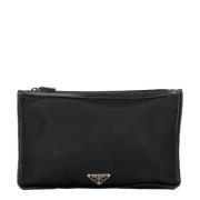 Pre-owned Canvas clutches Prada Vintage , Black , Dames