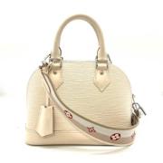 Pre-owned Leather louis-vuitton-bags Louis Vuitton Vintage , Beige , D...