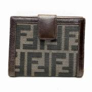 Pre-owned Canvas wallets Fendi Vintage , Brown , Dames