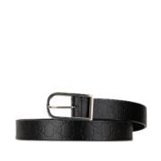 Pre-owned Leather belts Gucci Vintage , Black , Dames