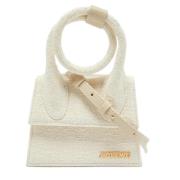 Pre-owned Canvas handbags Jacquemus Pre-owned , White , Dames