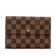 Pre-owned Canvas wallets Louis Vuitton Vintage , Brown , Dames