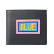 Pre-owned Leather wallets Fendi Vintage , Blue , Heren