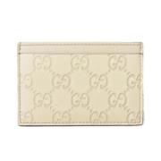 Pre-owned Leather wallets Gucci Vintage , White , Heren