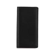 Pre-owned Leather wallets Louis Vuitton Vintage , Black , Dames