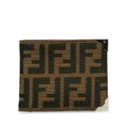 Pre-owned Canvas wallets Fendi Vintage , Brown , Dames