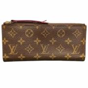 Pre-owned Canvas wallets Louis Vuitton Vintage , Pink , Dames