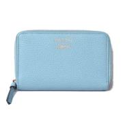 Pre-owned Leather wallets Gucci Vintage , Blue , Dames