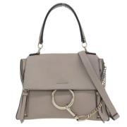 Pre-owned Leather handbags Chloé Pre-owned , Gray , Dames