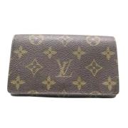 Pre-owned Canvas wallets Louis Vuitton Vintage , Brown , Heren