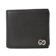 Pre-owned Leather wallets Gucci Vintage , Black , Dames