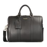 Zwarte gladleren koffer tas Kazar , Black , Dames