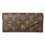 Pre-owned Canvas wallets Louis Vuitton Vintage , Brown , Dames