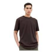 Katoenen Jersey Crewneck T-shirt Dries Van Noten , Brown , Heren