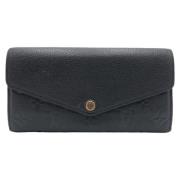 Pre-owned Canvas wallets Louis Vuitton Vintage , Black , Dames