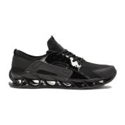 Heren sneakers gemaakt van gecombineerde materialen Kazar , Black , He...