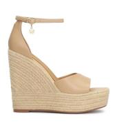 Wig sandalen met een koord Kazar , Beige , Dames