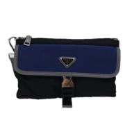 Pre-owned Fabric clutches Prada Vintage , Black , Dames