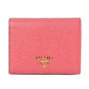 Pre-owned Leather wallets Prada Vintage , Pink , Dames