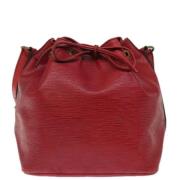 Pre-owned Leather louis-vuitton-bags Louis Vuitton Vintage , Red , Dam...