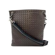 Pre-owned Leather crossbody-bags Bottega Veneta Vintage , Brown , Here...