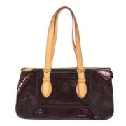 Pre-owned Leather louis-vuitton-bags Louis Vuitton Vintage , Red , Dam...