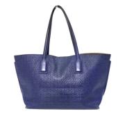 Pre-owned Leather shoulder-bags Loewe Pre-owned , Blue , Dames