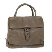 Pre-owned Leather handbags Prada Vintage , Beige , Dames