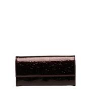 Pre-owned Leather wallets Dior Vintage , Red , Dames