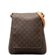 Pre-owned Canvas louis-vuitton-bags Louis Vuitton Vintage , Brown , Da...