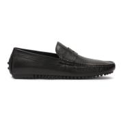 Zwarte heren mocassins op een comfortabele zool Kazar , Black , Heren