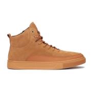 Suede sneakers met enkelhoog bovendeel Kazar , Orange , Heren