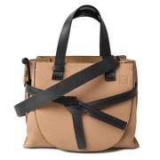 Pre-owned Leather handbags Loewe Pre-owned , Brown , Dames