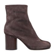 Suede Tabi Enkellaarzen Maison Margiela , Brown , Dames