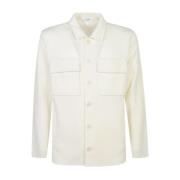 Stijlvol Wit Buitenkleding Jas Lardini , White , Heren